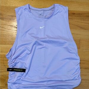 Nike Women's Light Purple Standard Fit Tank Top